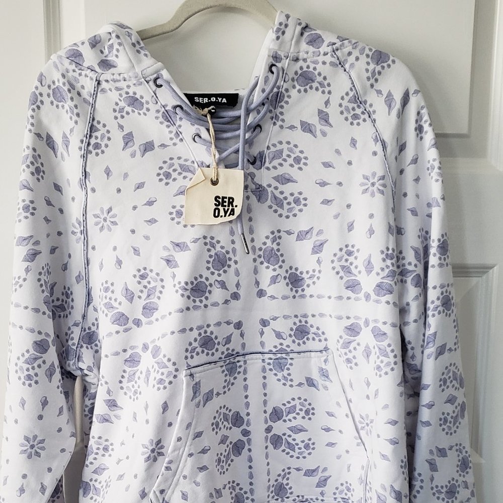 NWT: SER.O.YA Foster Hoodie Unisex Sizes: XS, M, Lg, and XL
